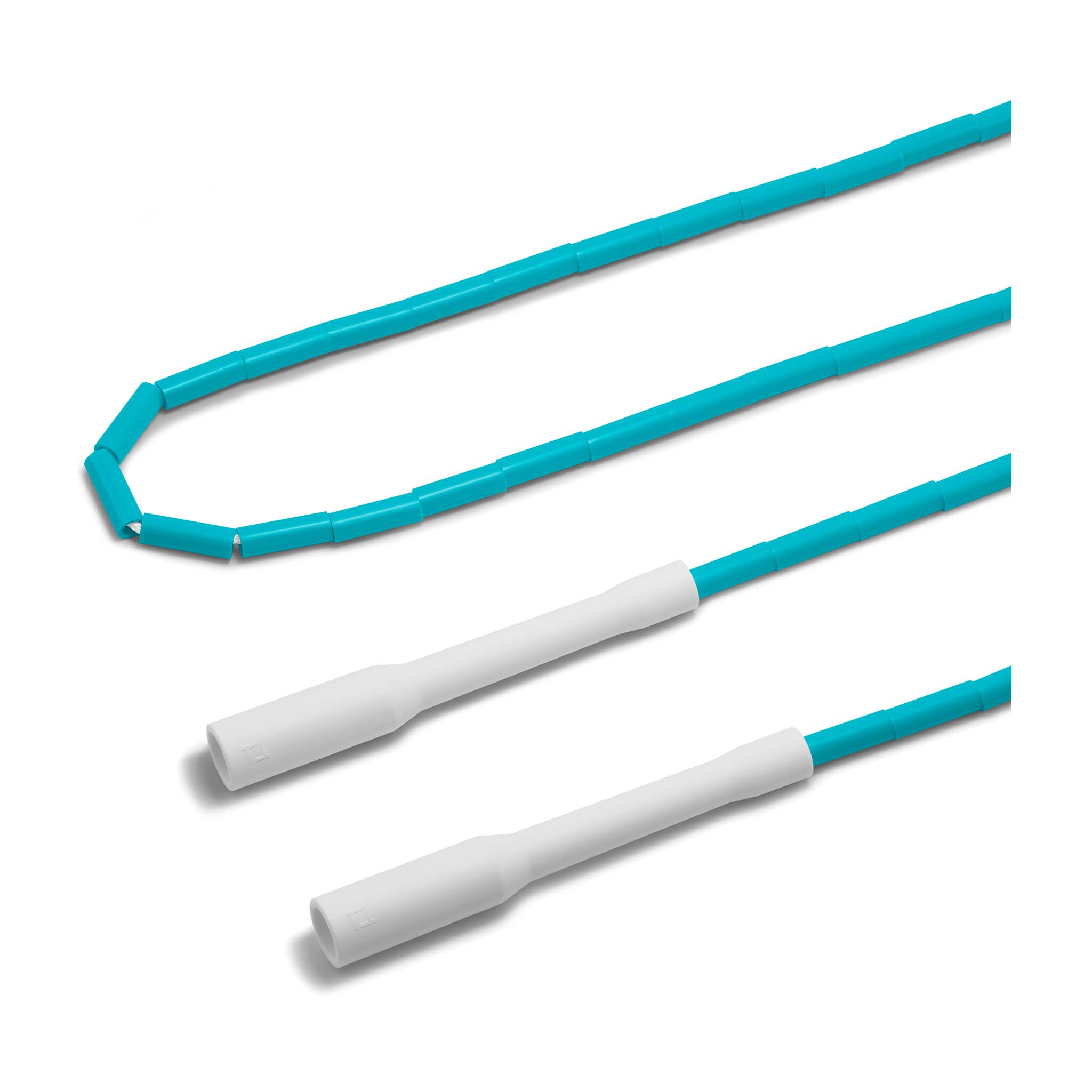 0102. Beaded Jump Rope - Blue | White